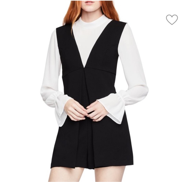 Bcbgeneration split front deep v Romper Size 6 - Picture 2 of 5